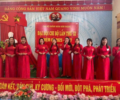 ĐẠI HỘI CHI BỘ TRƯỜNG MN KIM NGỌC NHIỆM KỲ 2025-2027